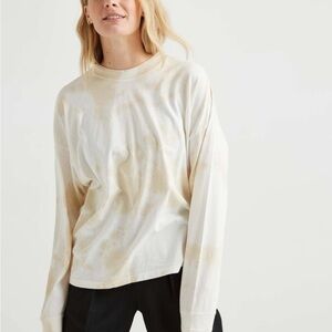 richer poorer tie dye relaxed long sleeve tee